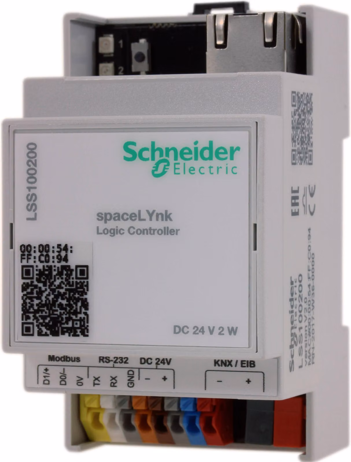 Controllore logico SpaceLYnk KNX bacnet con 500 punti dati BACnet LSS100200