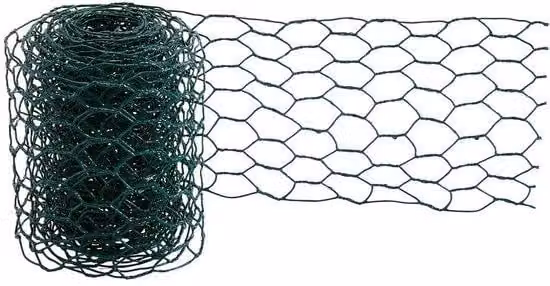 Rete metallica a maglia stretta, zincata, per recinzioni, dimensioni 3 metri x 10,8 cm, ideale per giardinaggio e lavori artigianali