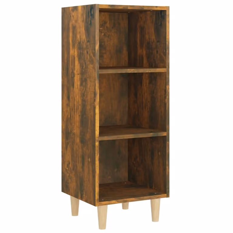 Credenza Rovere Fumo 34,5x32,5x90 cm in Legno Multistrato