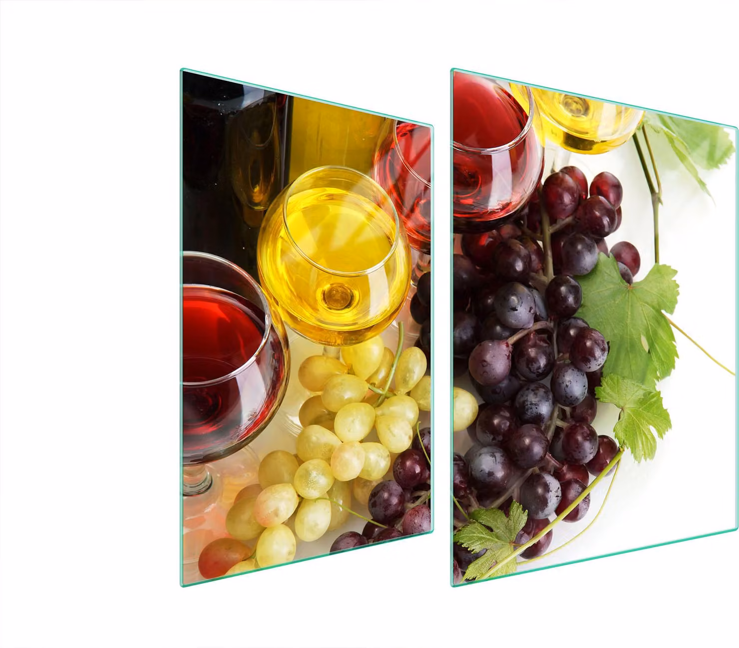 Piatto Di Protezione In Vetro Per Il Cuore 70X52 Vino