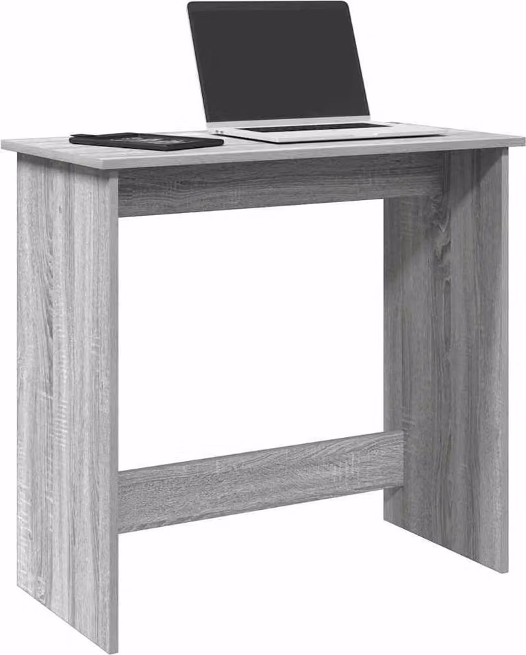 Maison Exclusive - Scrivania Grigio Sonoma 80x40x75 cm Materiale ligneo