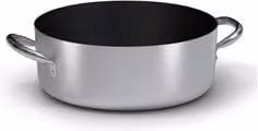 Casseruola antiaderente in alluminio Ballarini Professionale Serie 2000, Nero e Argento, Diametro: 28 cm