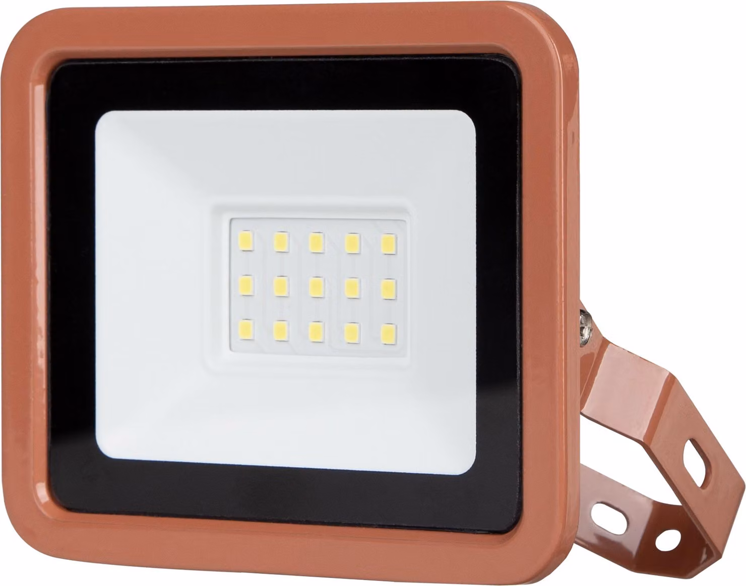 REV Proiettore LED Eco+, 10W, 6500K, 800lm, bianco freddo, IP65, terracotta