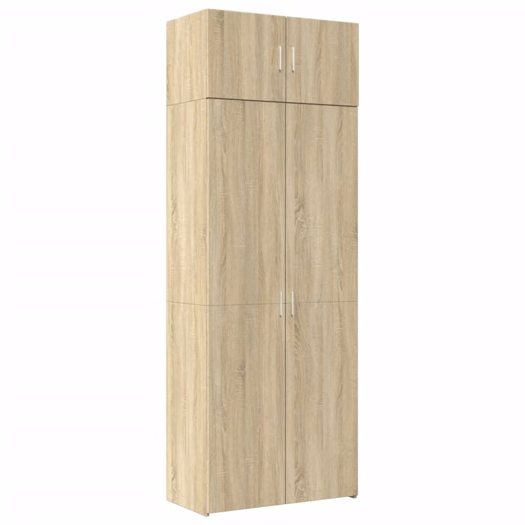 Armadietto Rovere Sonoma 80x42,5x225 cm in Truciolato