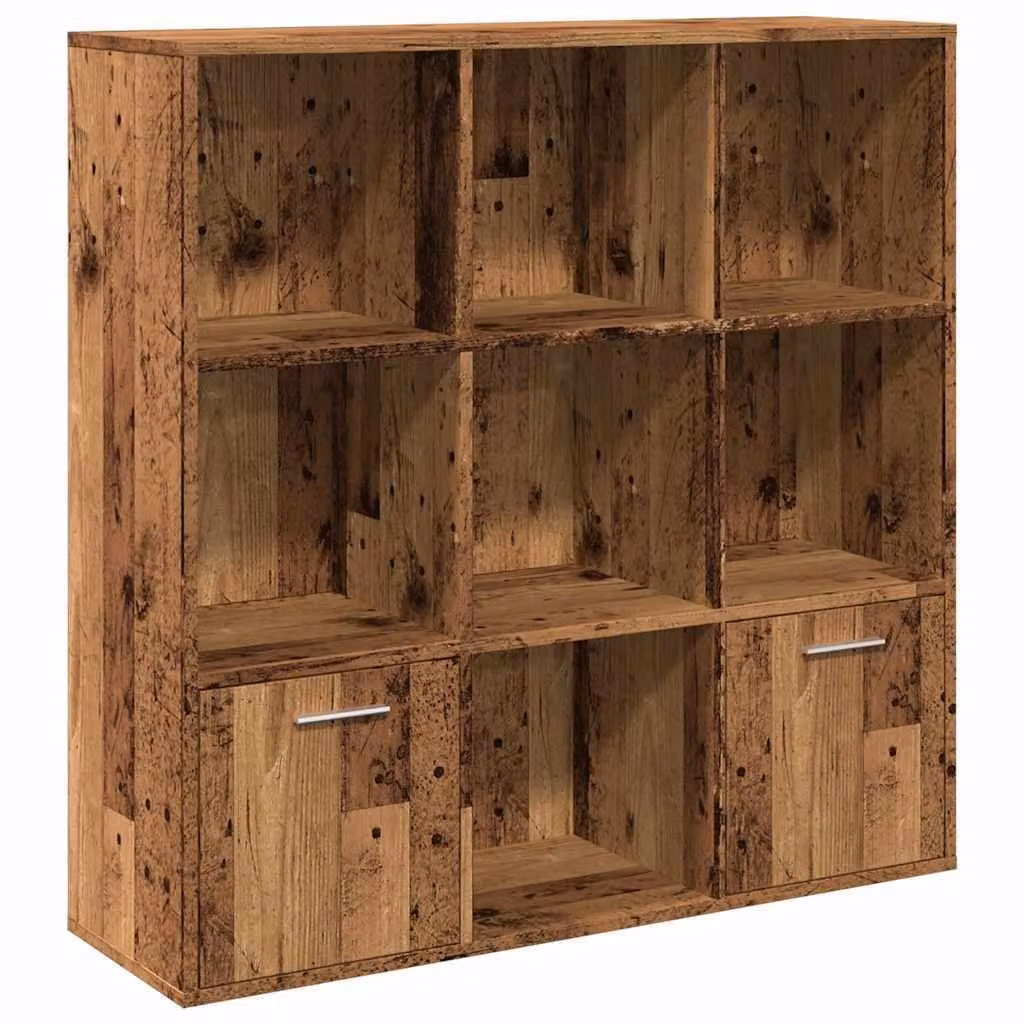 Libreria Legno Antico 98x29x97,5 cm in Legno Multistrato