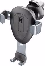 Supporto auto universale per smartphone Cellular Line Slide nero e argento per bocchetta aria