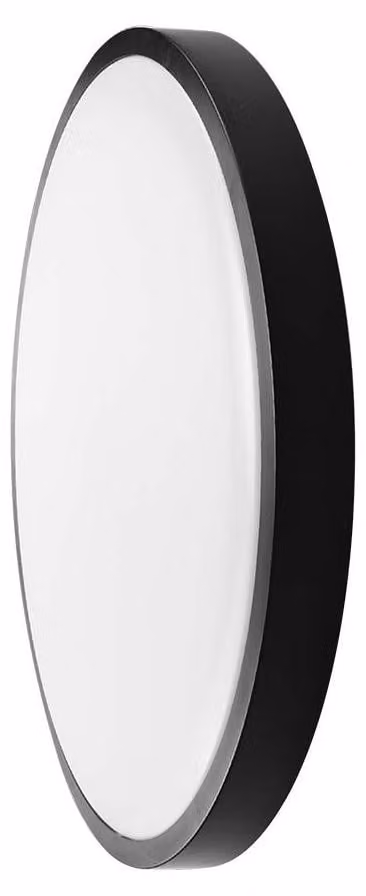 V-TAC VT-8618 Plafoniera LED rotonda 18W con Cornice Nera luce bianco caldo 3000K IP44 - 76331
