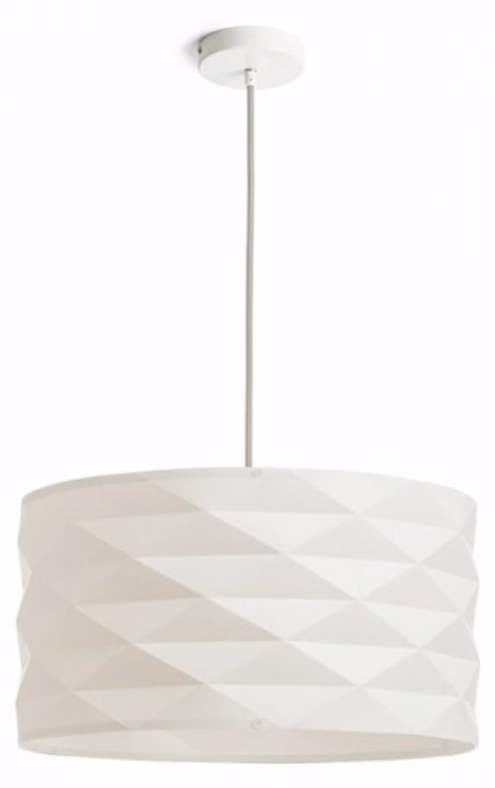 EZRA 40 lampada a sospensione PVC bianco/grigio 230V E27 15W