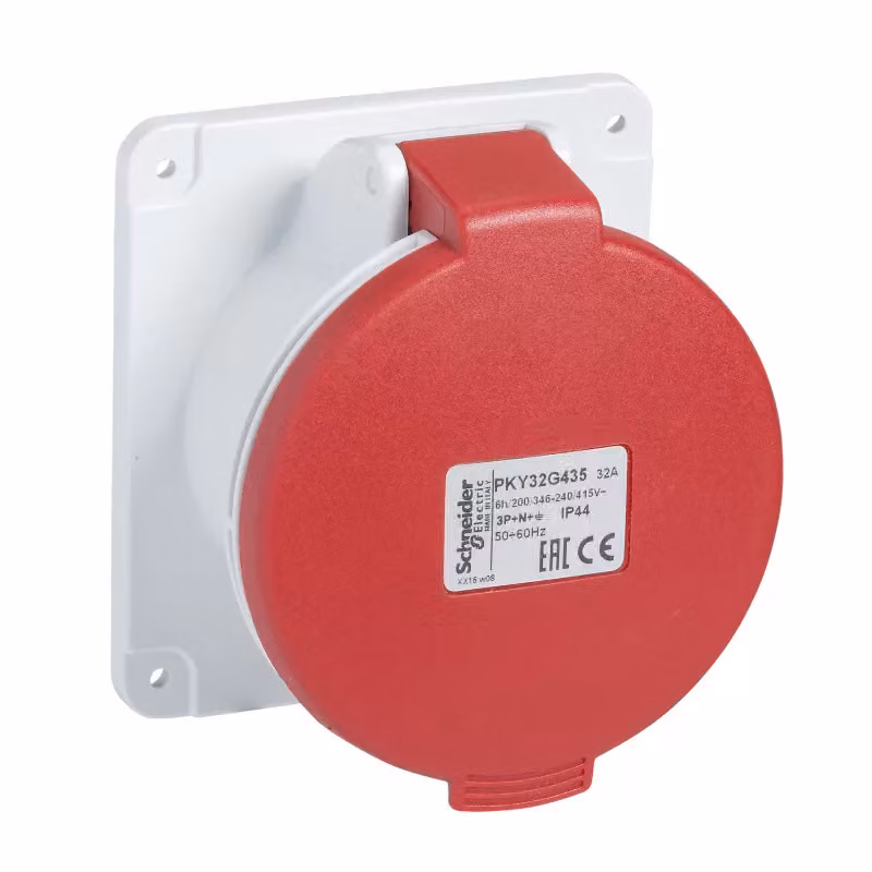 Prese da incasso Schneider Electric CEE con morsetti a taglio, 16 A, 3p+N+E, 380-415 V CA PKY16G435