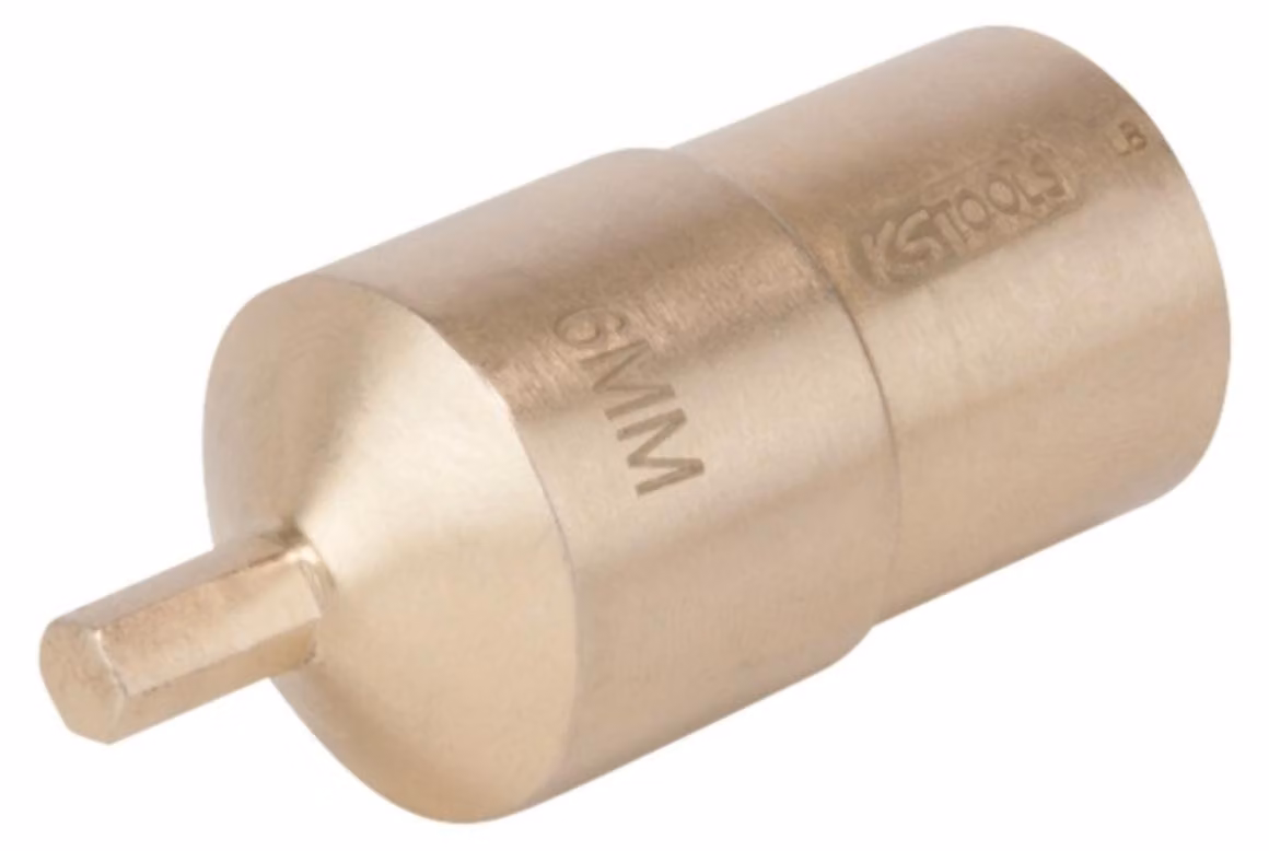 KS TOOLS BRONZEplus bit socket 1/2" esagono cavo 6 mm - 963.1302