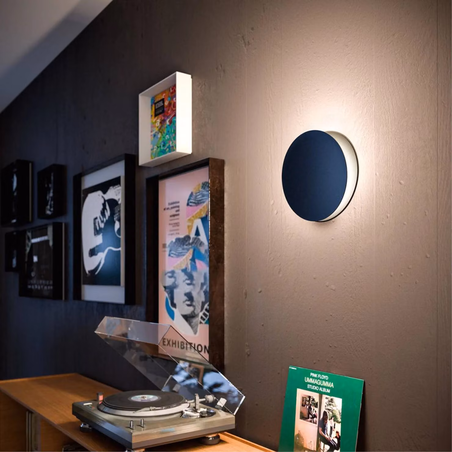 Linea Light Applique da parete a LED Yo-Yo, dimmerabile, Nero, Soggiorno / Sala da pranzo, Alluminio, Applique a LED