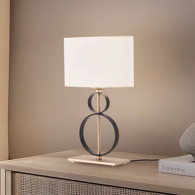 Lampada da tavolo Priam Argon, Nero, Soggiorno / Sala da pranzo, Metallo, Lampada da tavolo
