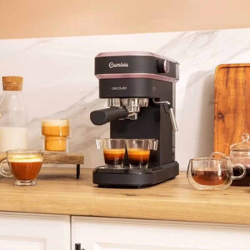 Macchina da caffè espresso Cecotec Cafelizzia 890 Rose con sistema Thermoblock e lancia vapore, colore rosa – 2
