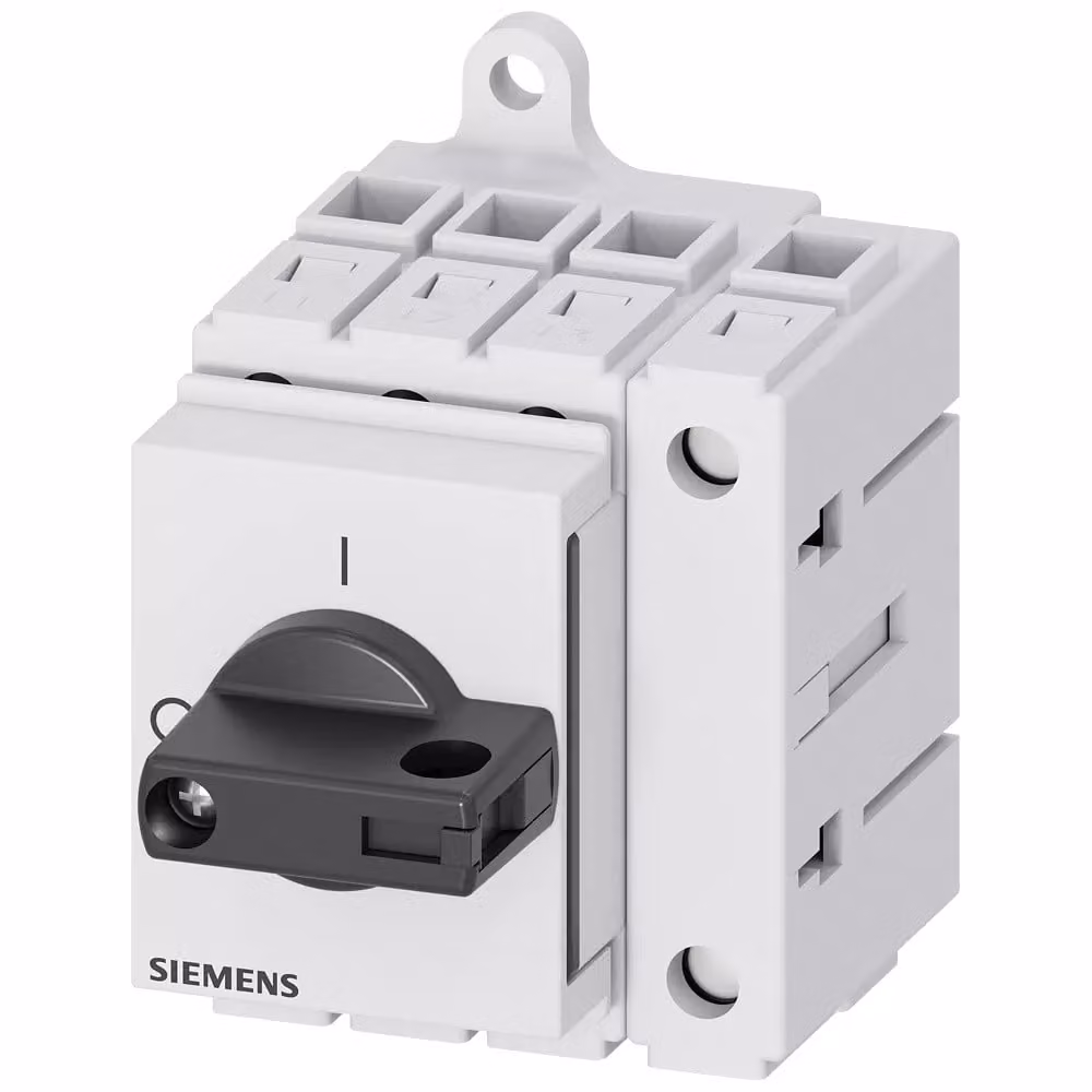 Interruttore sezionatore Siemens 3LD3, Iu 40 A, interruttore generale a 3 poli + N 3LD33300TL11
