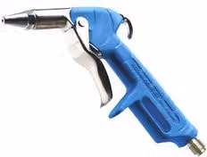Pistola di soffiaggio per compressore con canna corta ASTUROMEC 50065 blu