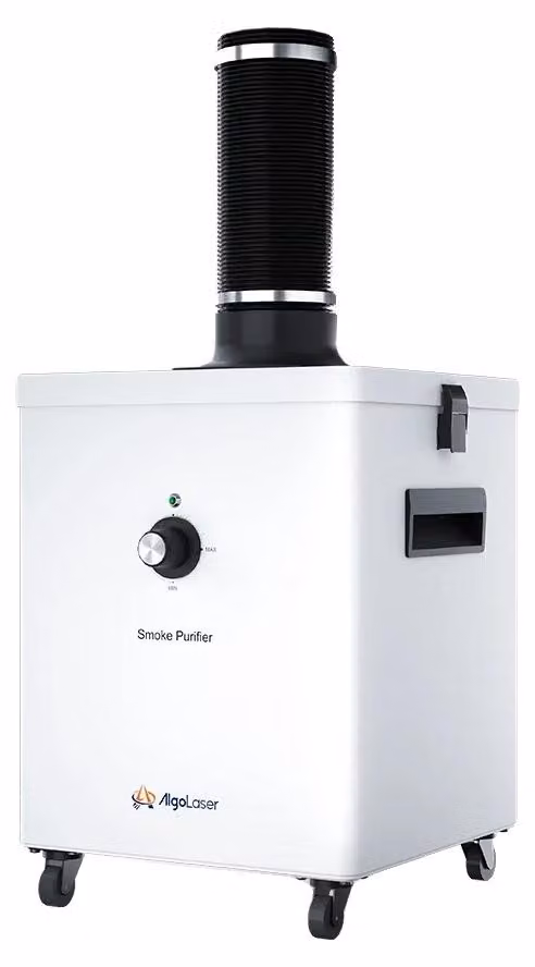 Aspiratore di fumi, potenza: 150W, dimensioni: 245mm x 245mm x 375mm, velocità dell'aria: 38 m/s, peso: 7,45 kg, numero di filtri: 3 stadi