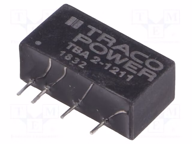 1x Convertitore DC/DC, 2W, Uscita: 400mA, Tipo 2-1211. Convertitore DC/DC, Tensione di ingresso: 10,8÷13,2V
