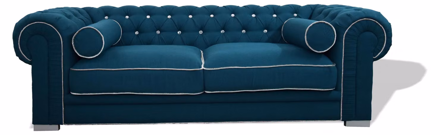 Chesterfield Sofa 3 SITZER Polster Designer Couchen Sofas Garnitur SL Sofa 24