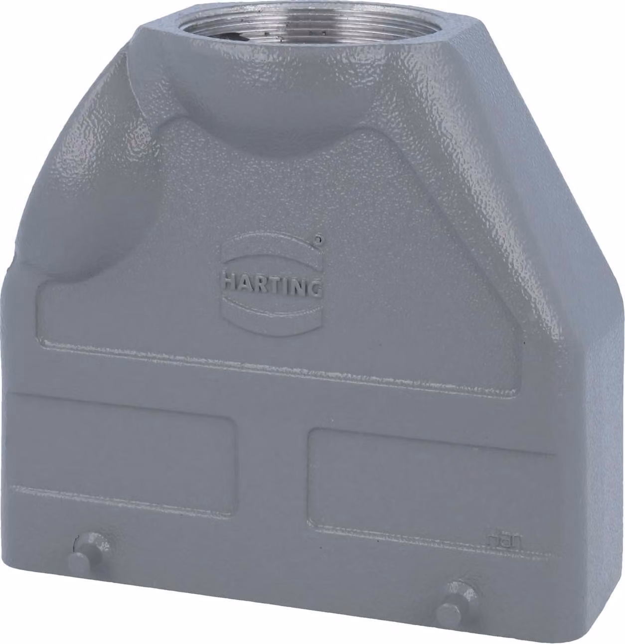 HARTING Han 24B Contenitore con manicotto alto, 1xM50 uscita cavo diritta, per 2 staffe (nella parte inferiore) Vite M50