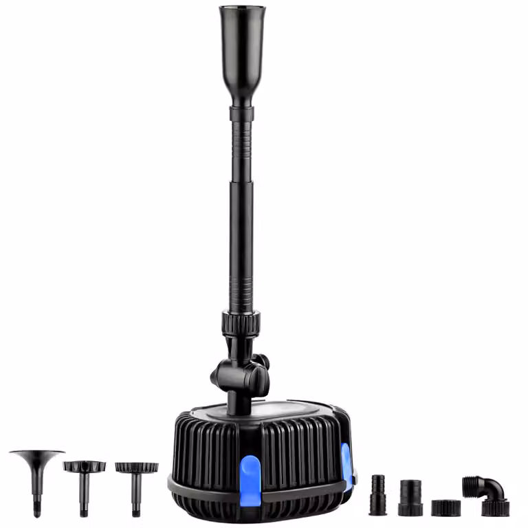 Pompa per fontane MIAJARD, per uso esterno, portata 2500 L/h, pompa per stagni, pompa per giochi d'acqua, ideale per giardini, stagni e fontane, 45W
