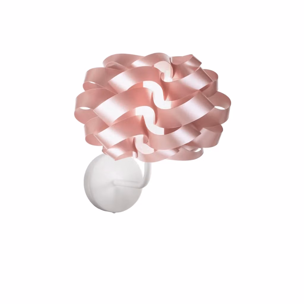 Applique Moderna Cloud Linea Zero Polilux Pink in Metallo e Plastica con 1 Luce E14 – 2
