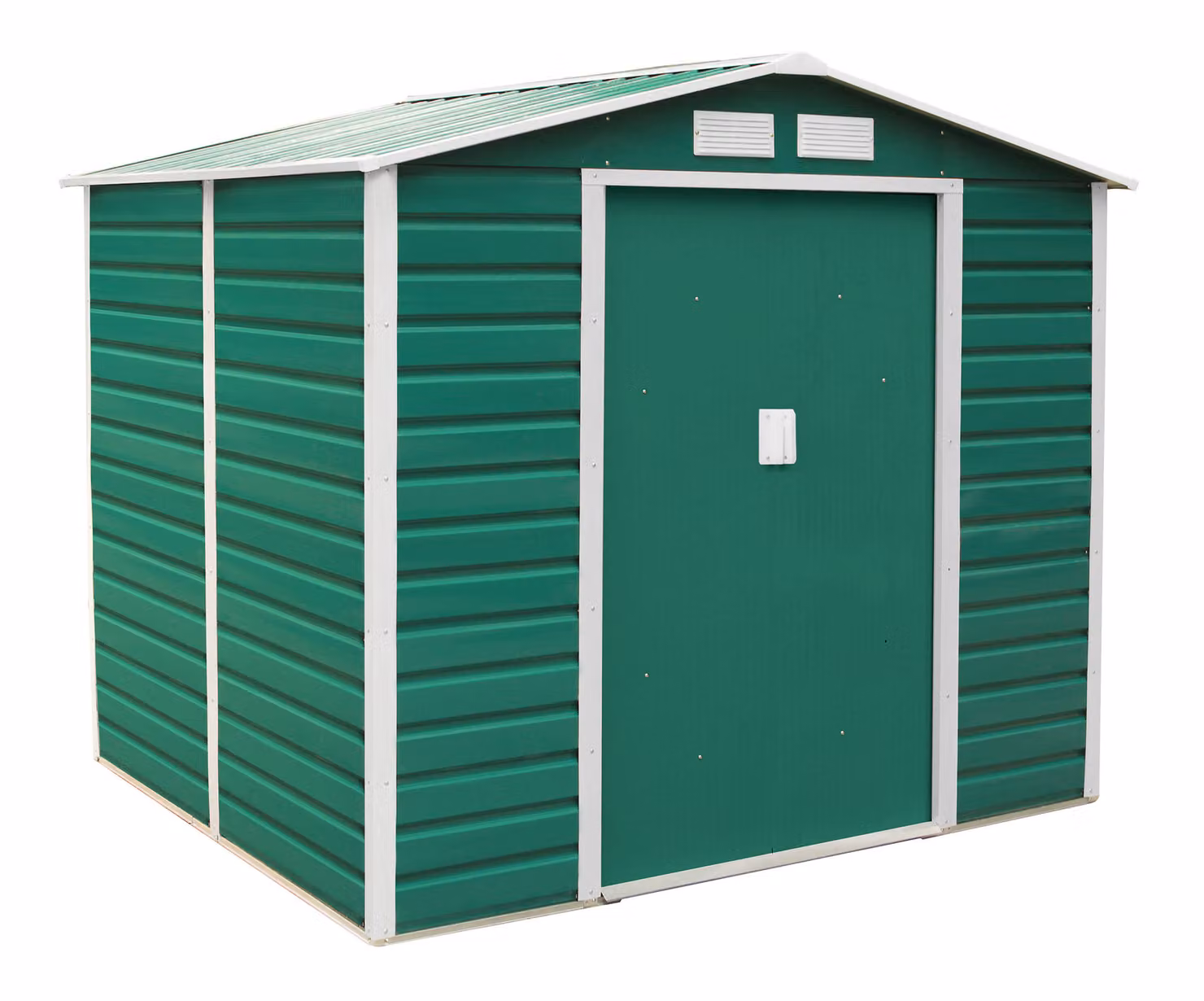 Contenitore da giardino in metallo G21 GAH 407 - 213 x 191 cm, verde