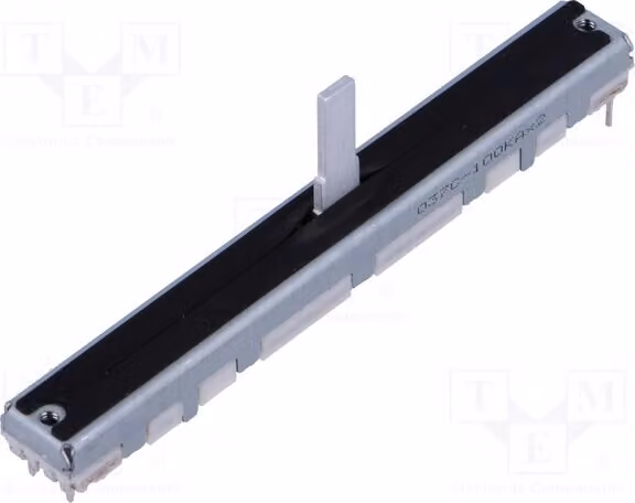 1 x Potenziometro: Potenziometro lineare, ±20%, 100 kΩ, per montaggio su circuito stampato, 100 mW