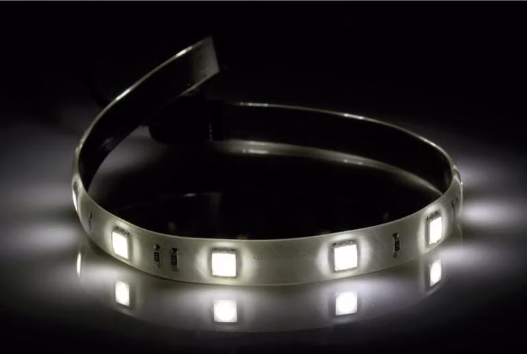 Striscia luminosa con 12 LED, bianca, 1 pezzo