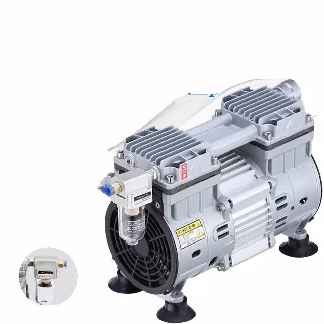 Pompa a vuoto, senza olio, funzionamento silenzioso, 1300H-65L -97Kpa