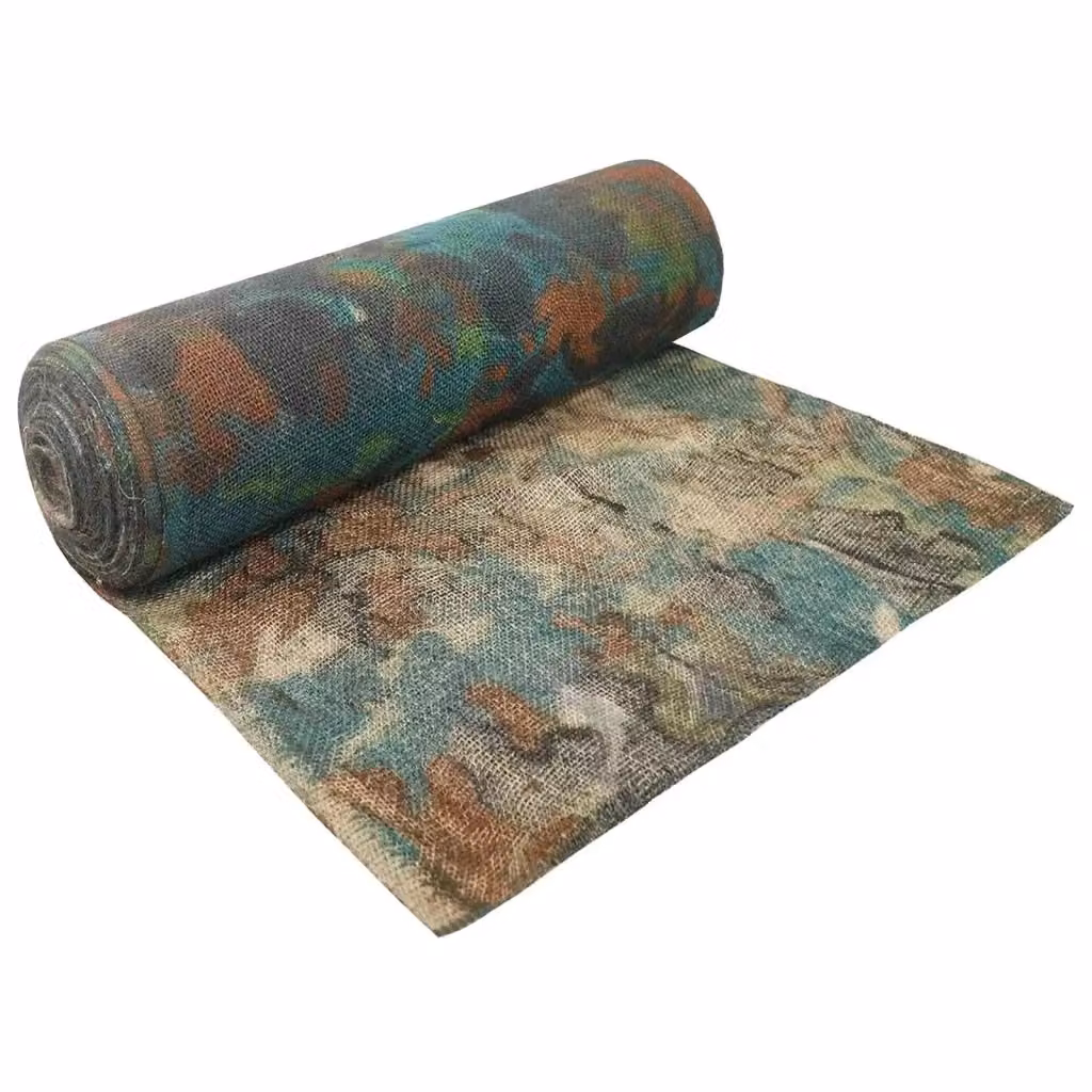 Rotolo di juta mimetico multicolore vidaXL L: 2500 cm, H: 160 cm – 2