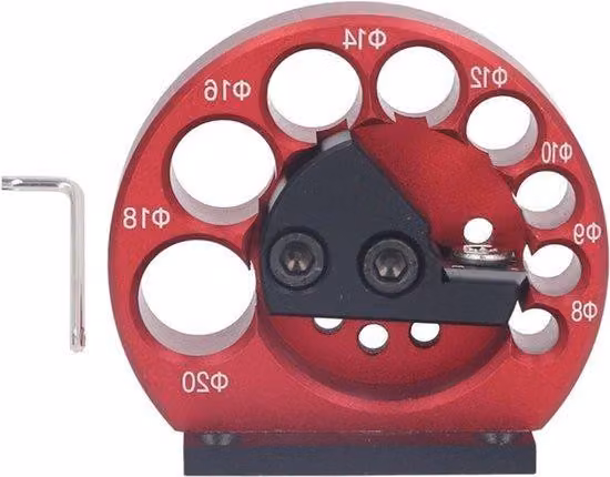 Set universale di utensili per la lavorazione del legno, da 8 a 20 mm, ad alta velocità, composto da punte e frese con 8 fori, ideali per la lavorazione di barre tonde