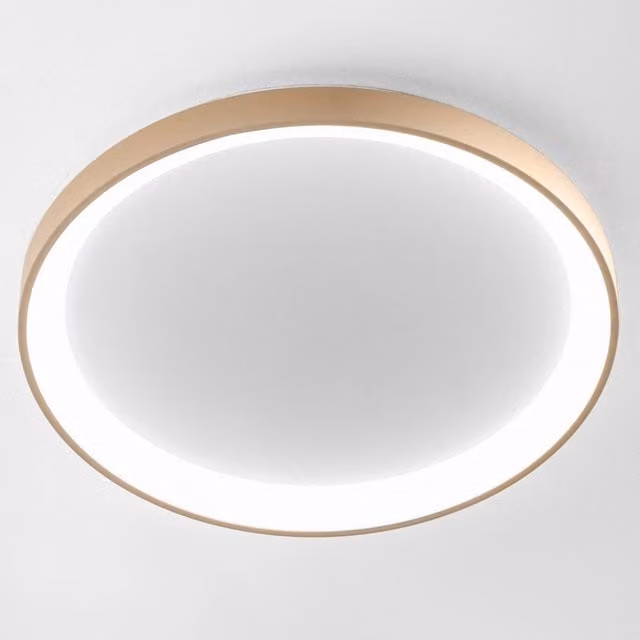Lampada a Soffitto Krizia P/S 60W 5100-5300lm Finitura New Beige, LED Dimmerabile, Luce 3000K-4000K - Gealuce