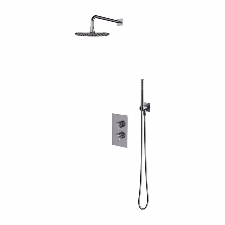 Omnires CONTOUR SYSCT11CR Set doccia da incasso con miscelatore termostatico, cromato