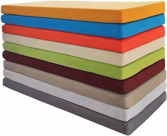 Cuscino per panca da giardino - Resistente alle intemperie e antiscivolo - Per sedersi comodamente in giardino - 100x50x8 cm - Nero