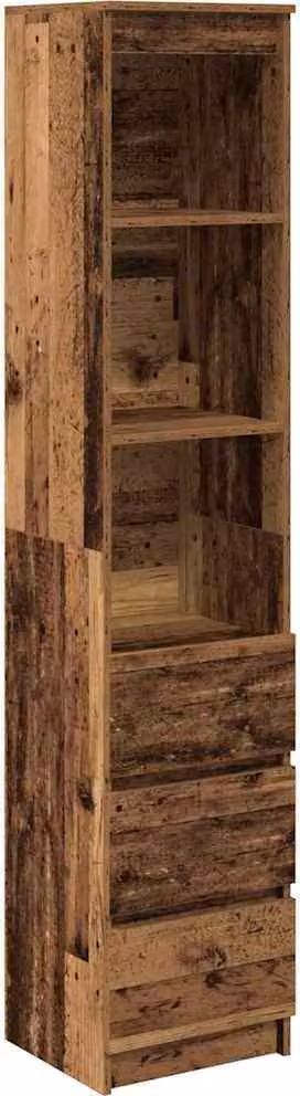 Credenza Legno Antico 37,5x35x180 cm in Truciolato