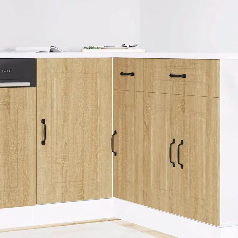 Base da cucina vidaXL Kalmar Rovere Sonoma in legno multistrato marrone L: 81.5 cm, P: 46.0 cm, H: 86.0 cm