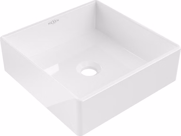 Mexen Goya lavabo da appoggio 35 x 35 cm, bianco - 22183500