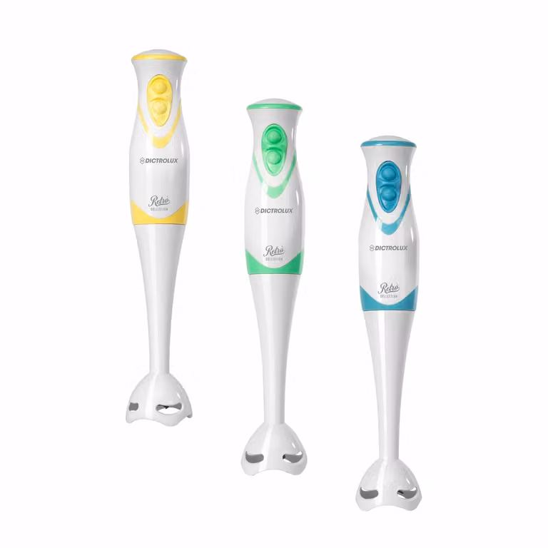 Dictrolux Frullatore ad Immersione Retrò Collection Multicolore 300 Watt