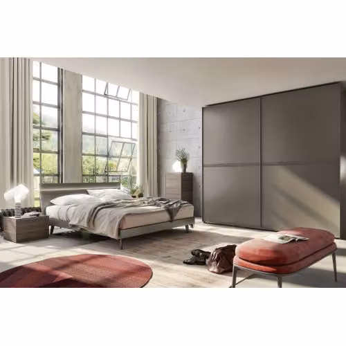 Letto matrimoniale con testata illuminata Street Led