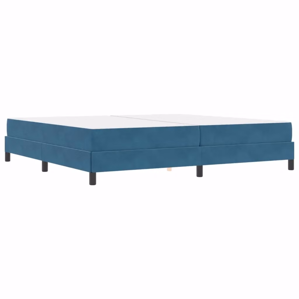 Letto a molle con materasso vidaXL Blu, L/P/H: 200 x 200 x 28 cm – 2