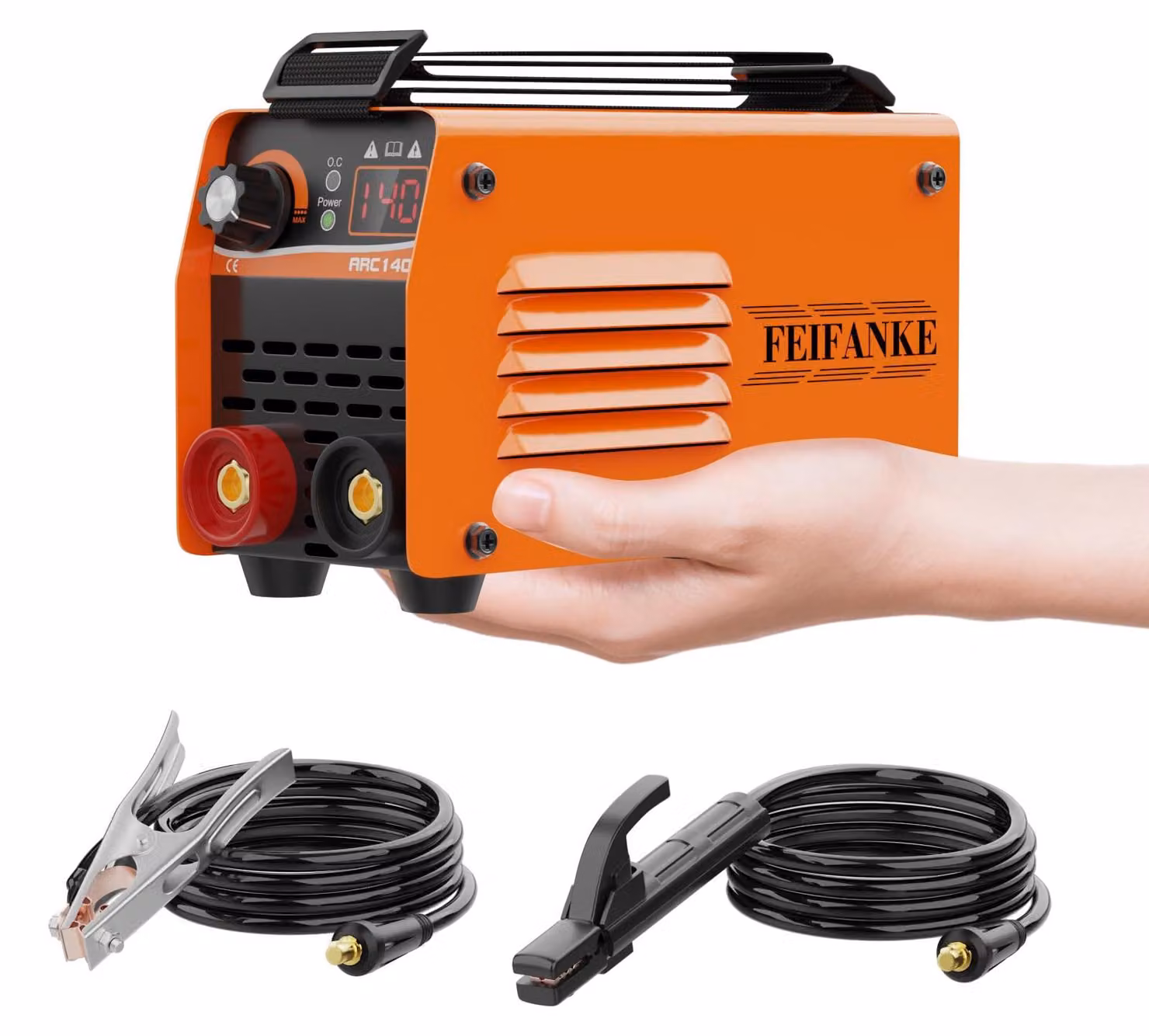 Apparecchio per saldatura ad arco mini - 140A, saldatura ad arco - 4000 W, portatile, per elettrodi di saldatura e saldatura TIG