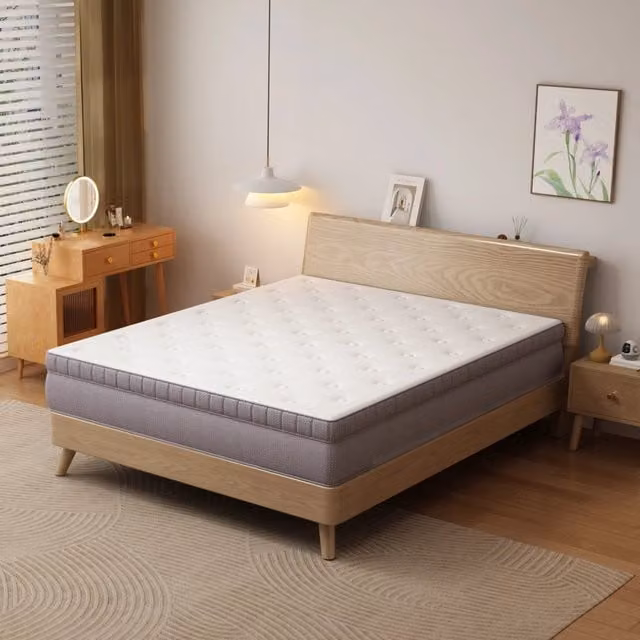 Materasso Ibrido a Molle Insacchettate 7 Zone Ergonomico MINIMAL Bianco L 90 cm x P 200 cm x H 25 cm Certificato OEKO-TEX