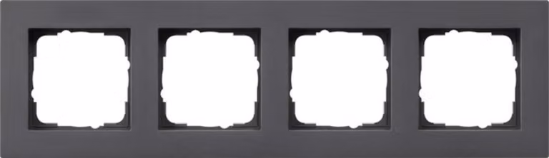 Gira COVER FRAME 4F FLAT (0214235 E2 ANTH.)