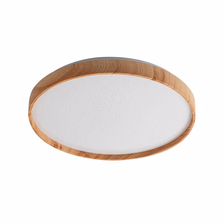 Plafond a soffitto effetto stella scandinavo per soggiorno camera da letto luce legno rotonda Ø38,5cm LED 24W LEANA2 Rabalux
