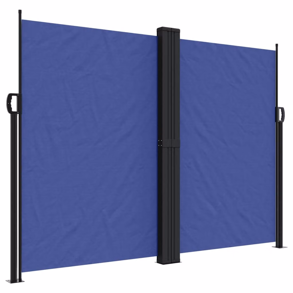 Tenda da Sole Laterale Retrattile Blu 180x1000 cm