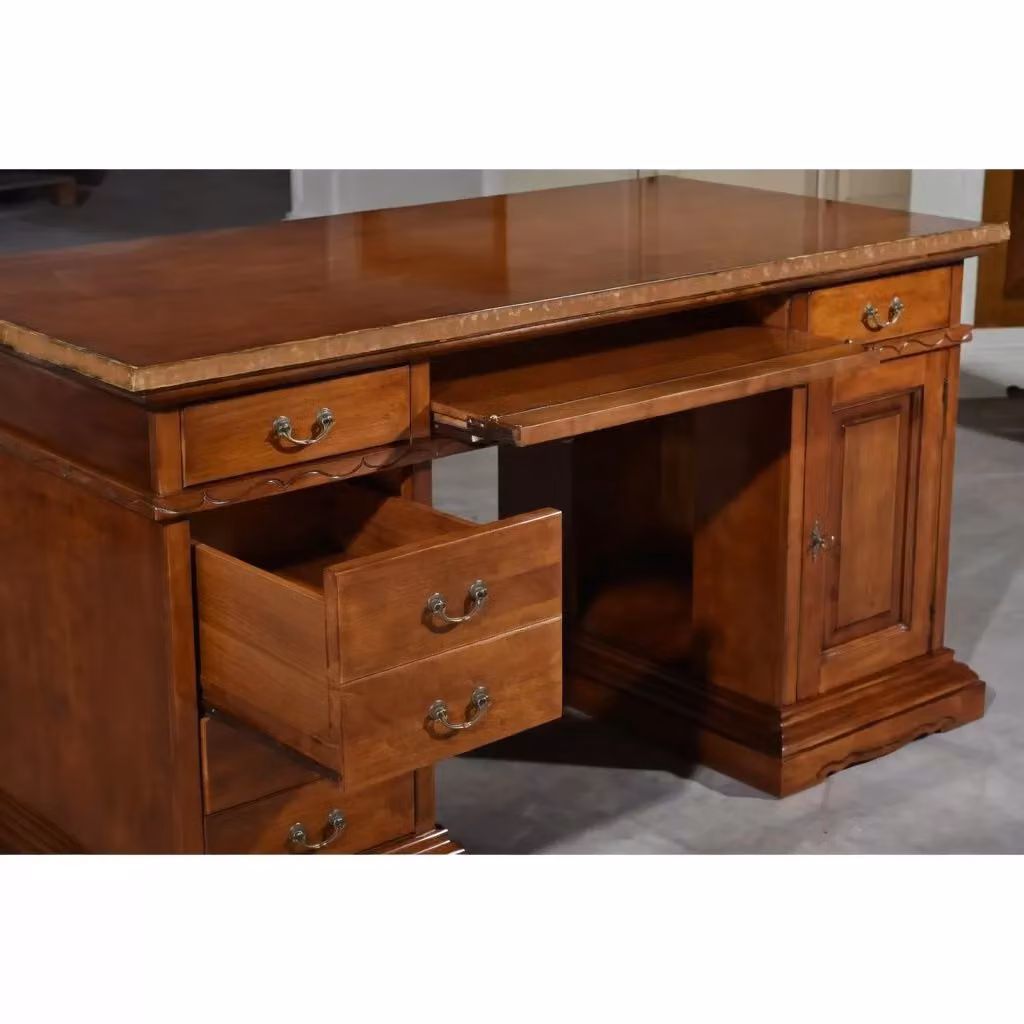 Scrivania porta PC Mobili 2G in legno marrone L: 160 cm, P: 80 cm, H: 87 cm – 3