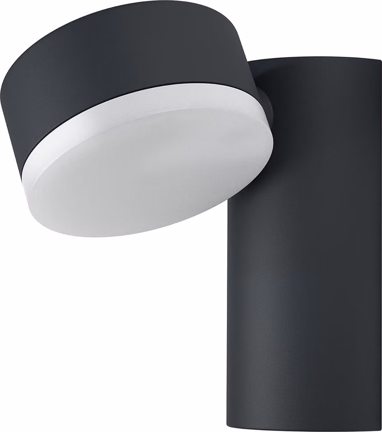 OSRAM applique da esterno ENDURA STYLE Spot Round grigio scuro con LED 8W bianco caldo IP44