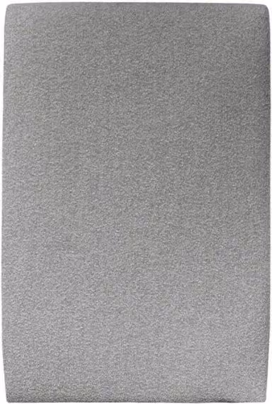 Testiera in tessuto bouclé grigio liscio L90 cm