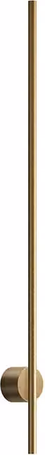 Daisho Applique a parete LED Rossini Group Oro, Lampada design in alluminio con diffusore opale, 9W, 3000K, Dimmerabile, IP20