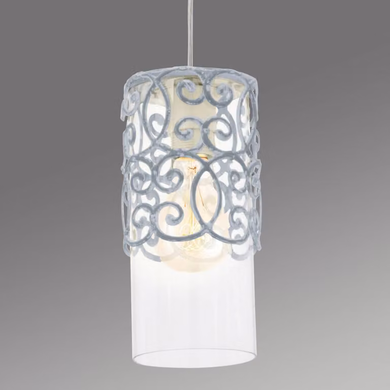 EGLO Lampada a sospensione Vintage, dimmerabile, Alluminio / Grigio / Zincato, Soggiorno / Sala da pranzo, Metallo, Antico, Lampada a sospensione